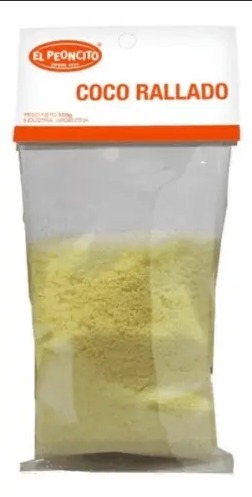 Coco Rallado Fino Sin Gluten El Peoncito 100g