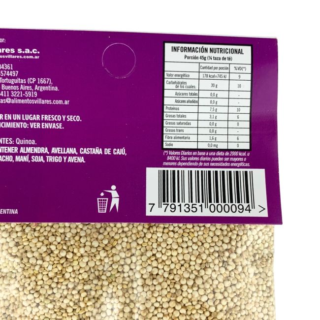 SEMILLAS DE QUINOA 100GR PEONCITO