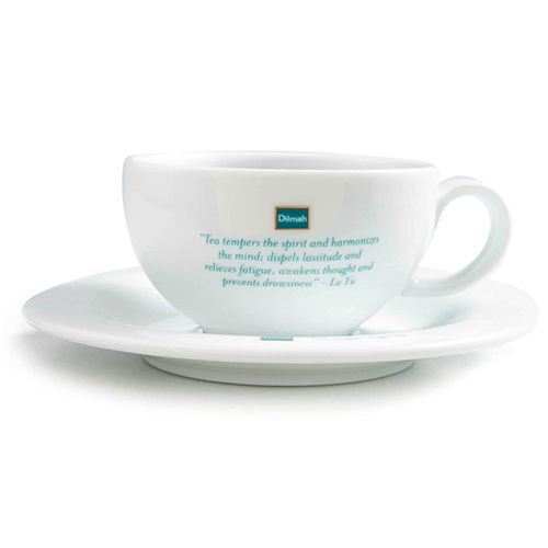 Taza Con Plato Grande Dilmah Por 1 Unidad