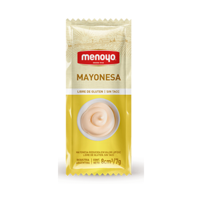 Mayonesa Menoyo 192 Sachets X 8cc Gastronomia Restaurantes