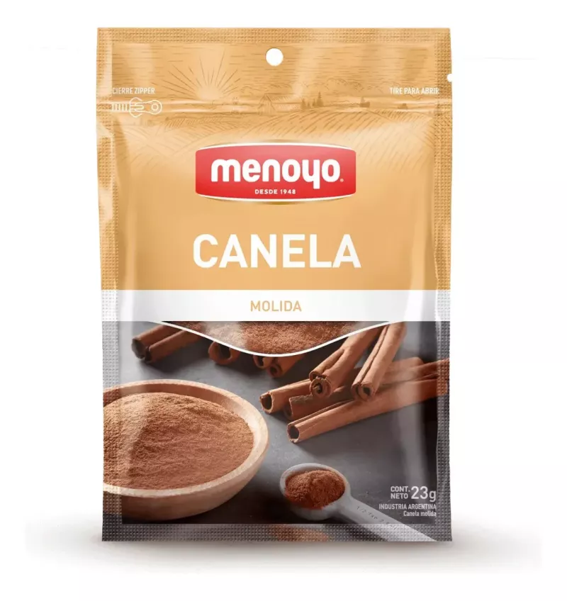 Canela Molida Menoyo X Caja De 10 Sachets X 23gr