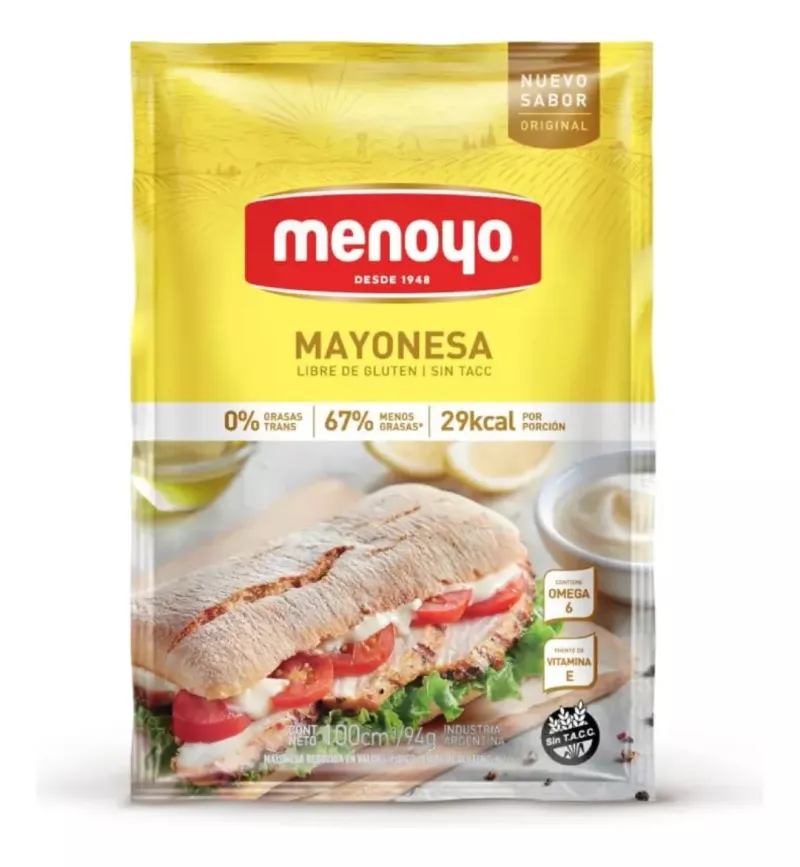 Mayonesa Menoyo 100cc X Caja De 20 Sachets
