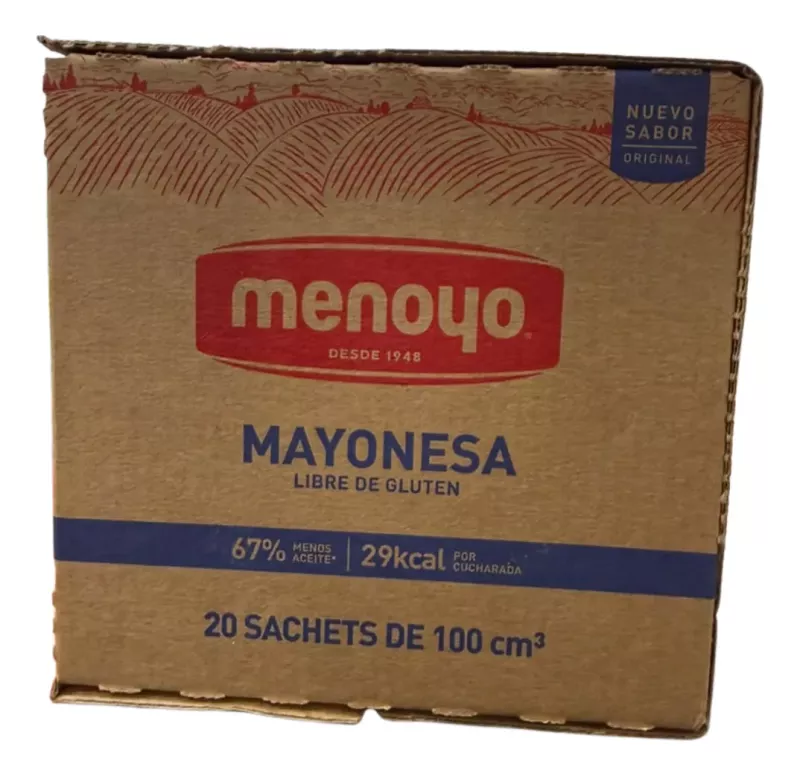 Mayonesa Menoyo 100cc X Caja De 20 Sachets