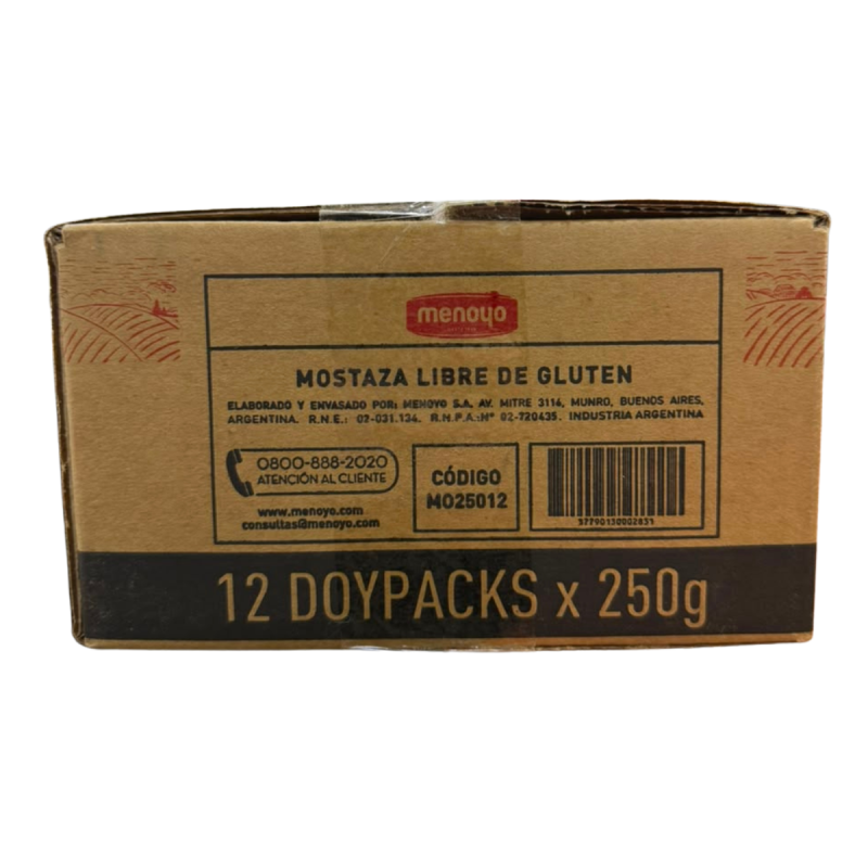 Mostaza Menoyo 12 Doypack X 250gr X Caja