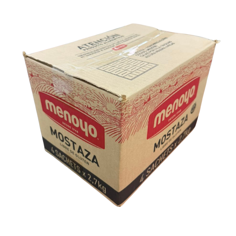 Mostaza Menoyo X 4 Sachets De 2,7kg Libre De Gluten