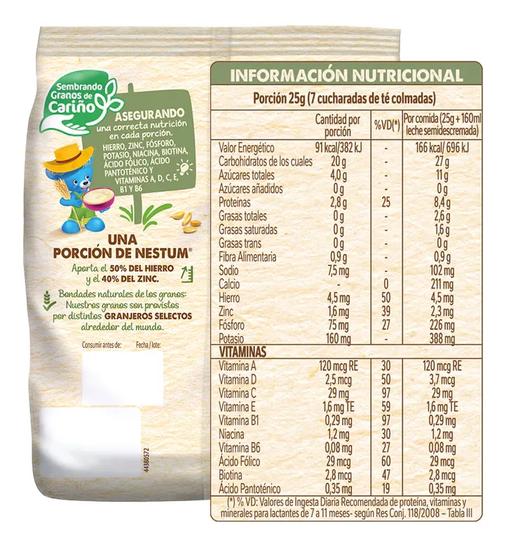 Cereal Nestum Sabor Multicereal X225g