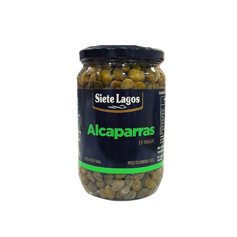 Alcaparras 7 lagos 700gr pack de 6unds