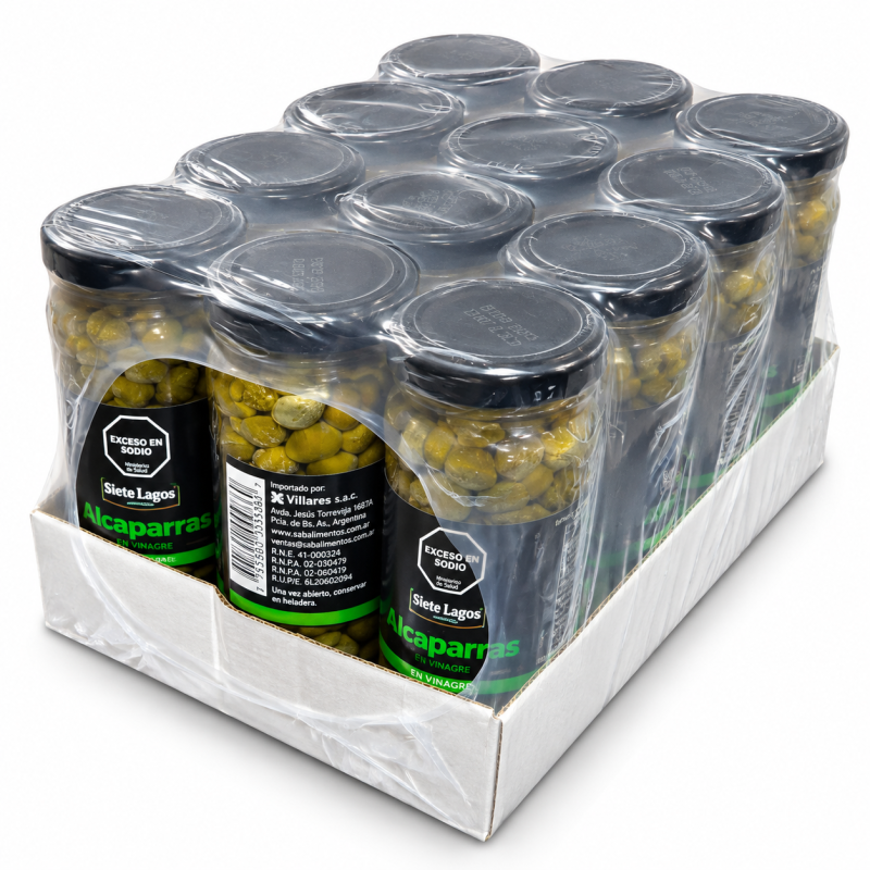 ALCAPARRAS 7 LAGOS 100GR PACK DE 6UNDS