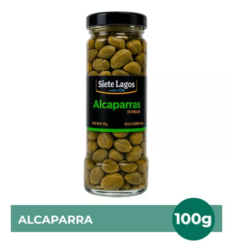 ALCAPARRAS 7 LAGOS 100GR PACK DE 6UNDS