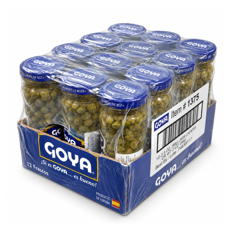 ALCAPARRA GOYA 92GR ESCURRIDOS PACK X 12UNDS