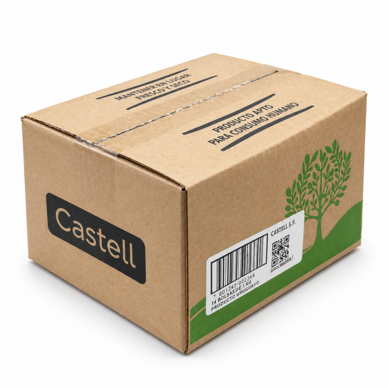 Caja de aceitunas rellenas castell 100gr x 16unds