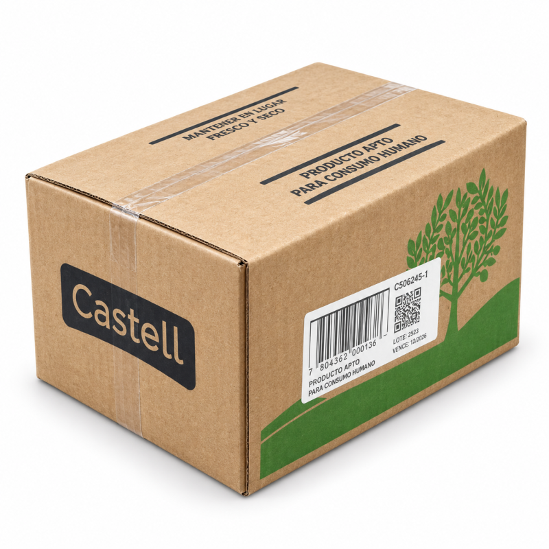 Caja de aceitunas rellenas castell x 180gr x 12unds