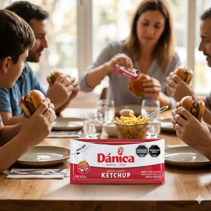 Ketchup Danica® | Individual | 192 Sachet X 8 Cc