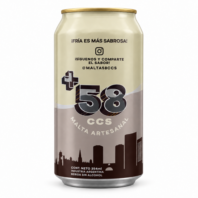 Malta 58 CCS – Pack de 24 latas de 354 ml