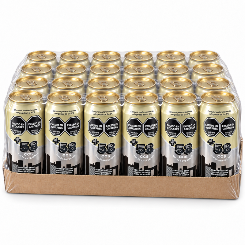Malta 58 CCS – Pack de 24 latas de 354 ml