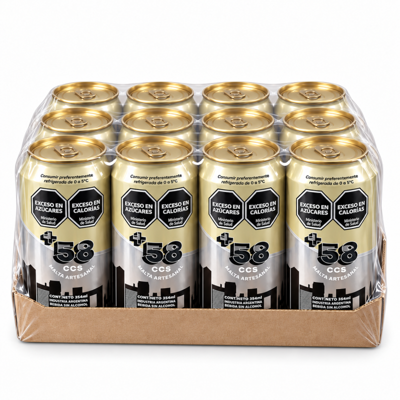 Malta 58 CCS – Pack de 12 latas de 354 ml