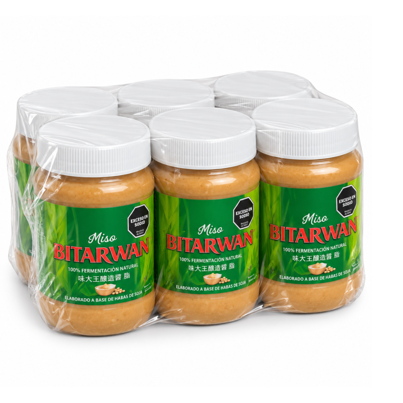 Pasta Miso pack 6x400gr Bitarwan