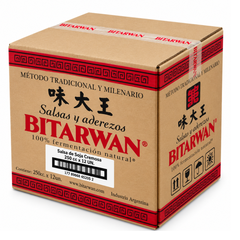 Caja Soja Ligth 12x250cc Bitarwan