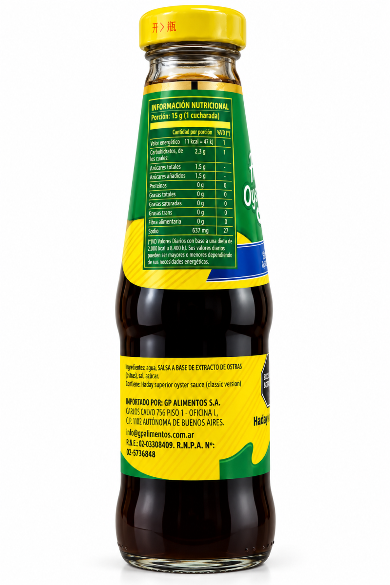 SALSA DE OSTRAS HADAY SUPERIOR 260G