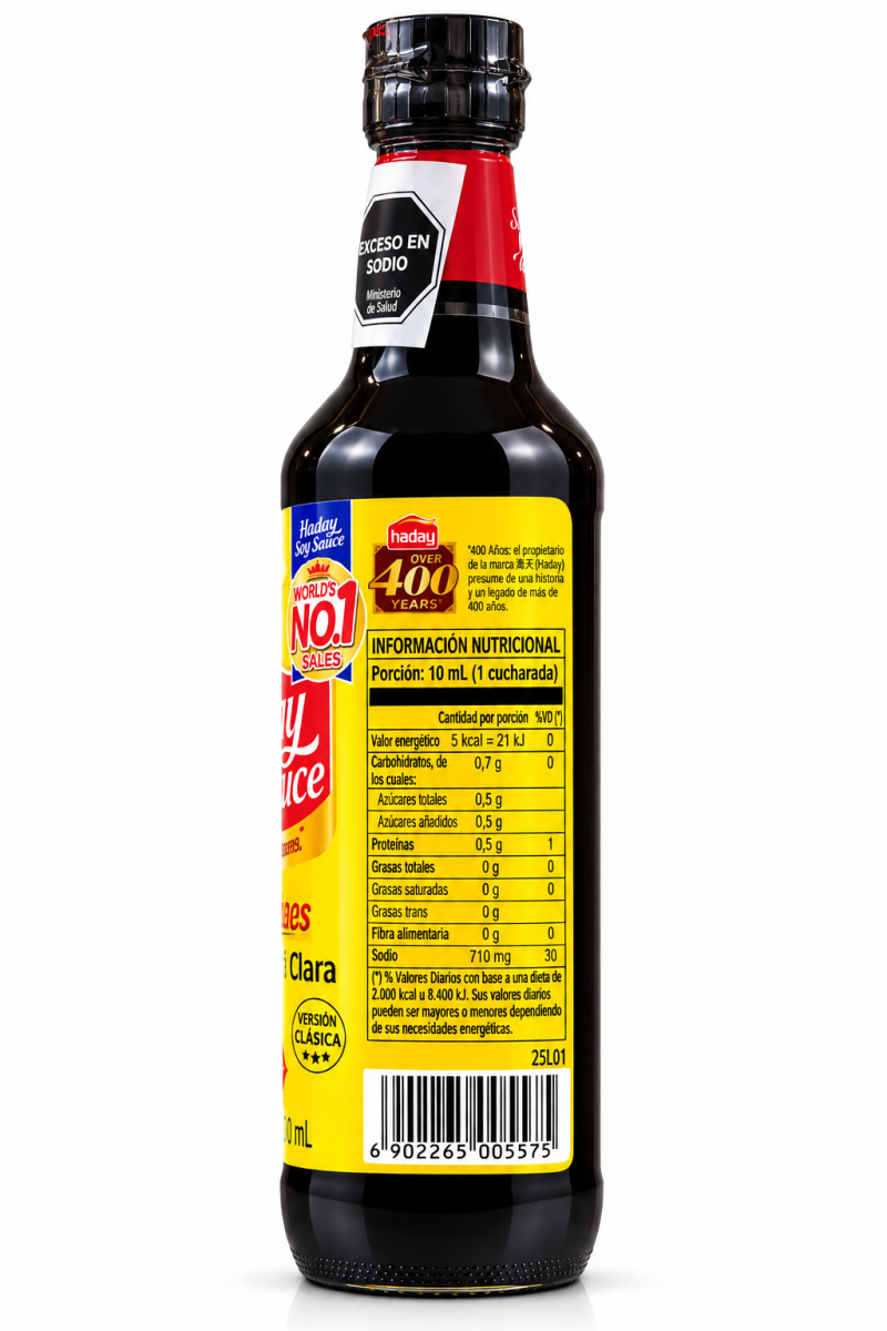 Salsa de soja deliciosa haday - 500ml
