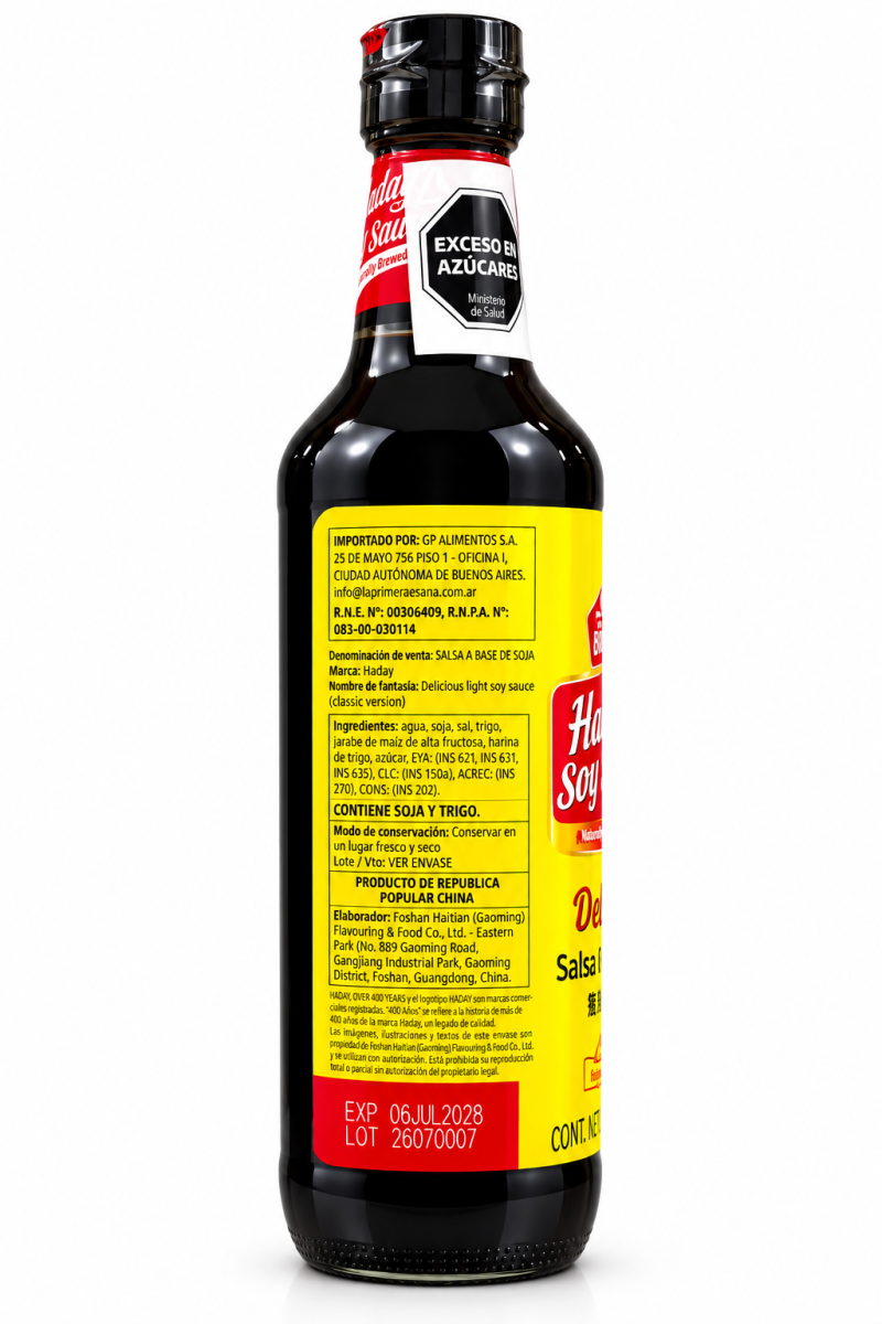 Salsa de soja deliciosa haday - 500ml