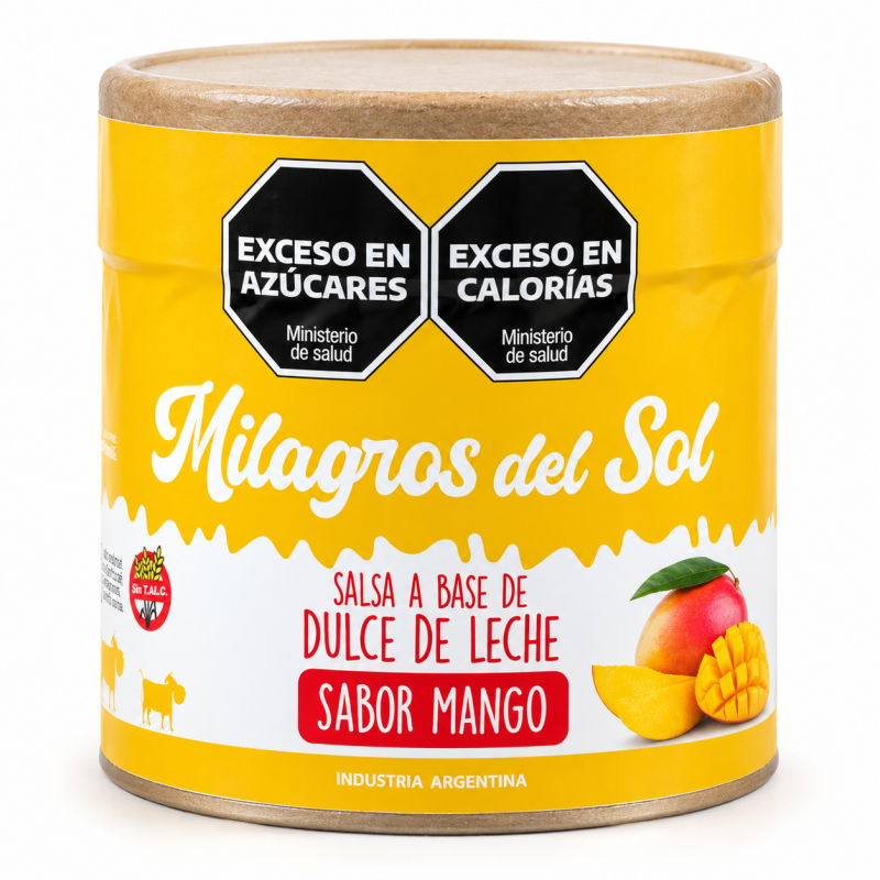 Salsa a Base de Dulce de Leche Sabor Mango – Milagros del Sol