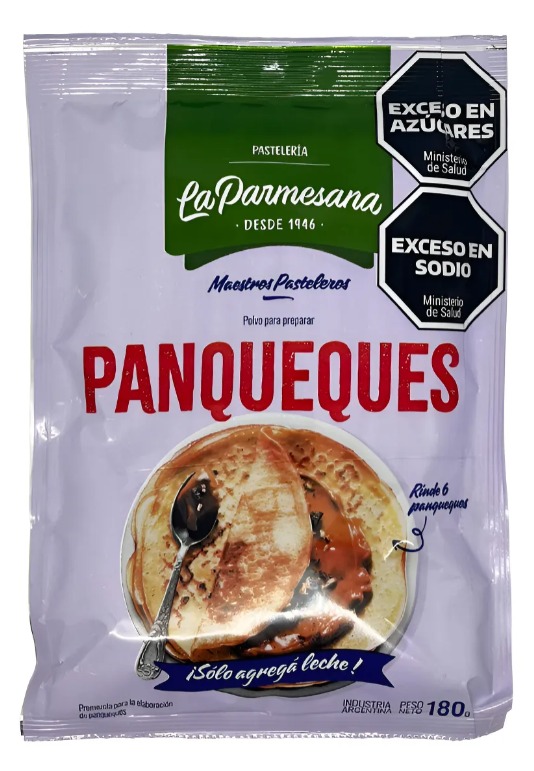 POLVO PARA PREPARAR PANQUEQUES LA PARMESANA 180GR