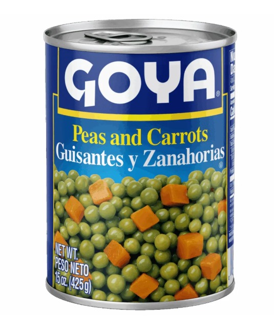 GUISANTES Y ZANAHORIAS GOYA 425GR EN LATA