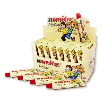 NUCITA TUBITO CHOCOLATE CAJA X 12 UDS X 35 GRS
