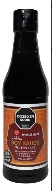 SALSA DE SOJA HE SHUN YUAN X250ML