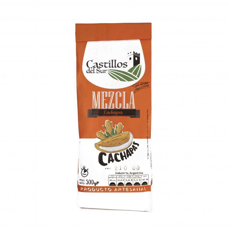 HARINA PARA CACHAPAS CASTILLOS DEL SUR 500GX10U