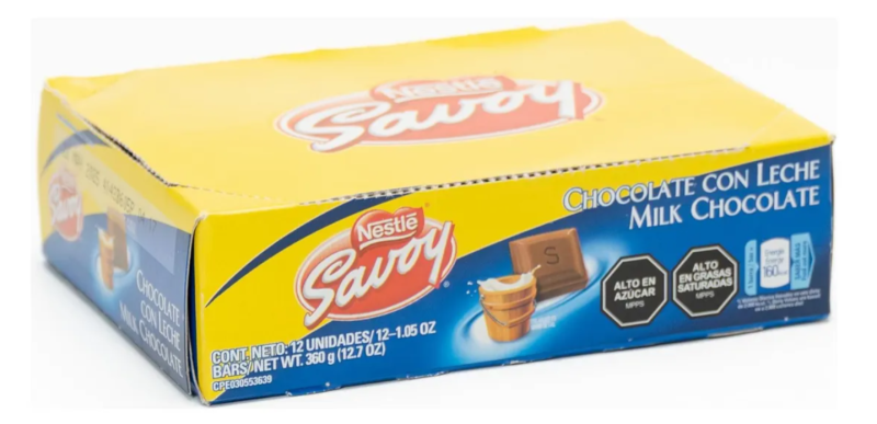 CHOCOLATE SAVOY 30GR CAJA X 12UNDS