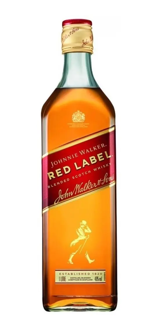 Whisky Johnnie Walker Red Label Botella 1 Litro