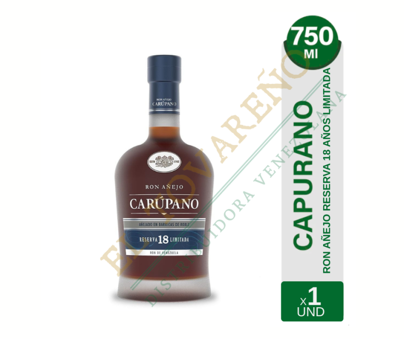 RON AÑEJO CARUPANO 18 AÑOS 750ML