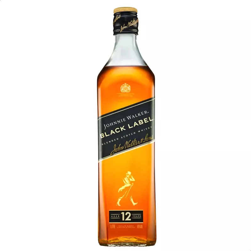 Whisky Johnny Walker Black Label 1 Litro Importado Premium