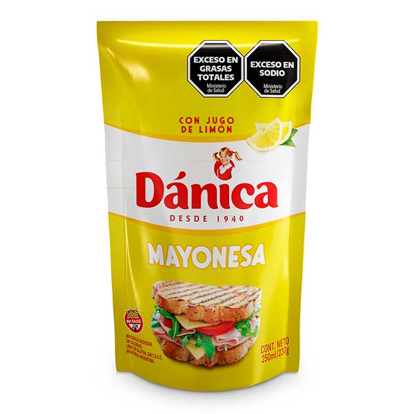 MAYONESA DANICA CON JUGO DE LIMON 250MLX24UND