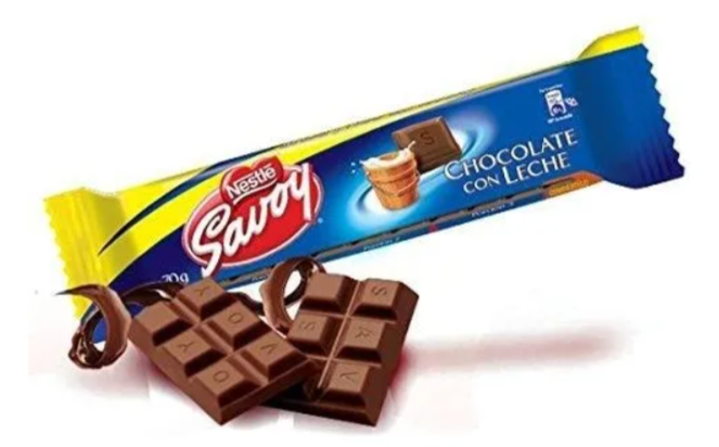Chocolate Savoy con leche x 30gr