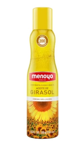ACEITE DE GIRASOL MENOYO EN AEROSOL 120 GRX12UND