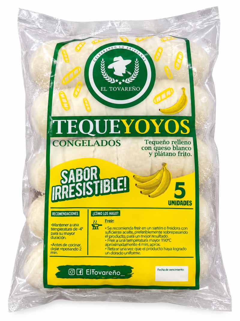 TEQUE YOYO EL TOVAREÑO x 5 unds