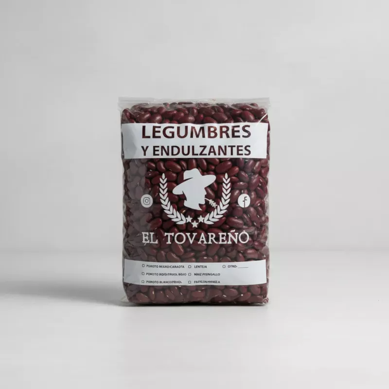 Porotos Rojos Colorados Bolsa De 500grs Tovareño Precio x 5 kilos