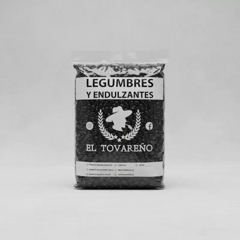 Porotos Negros Bolsa De 500grs Tovareño Precio x kilo