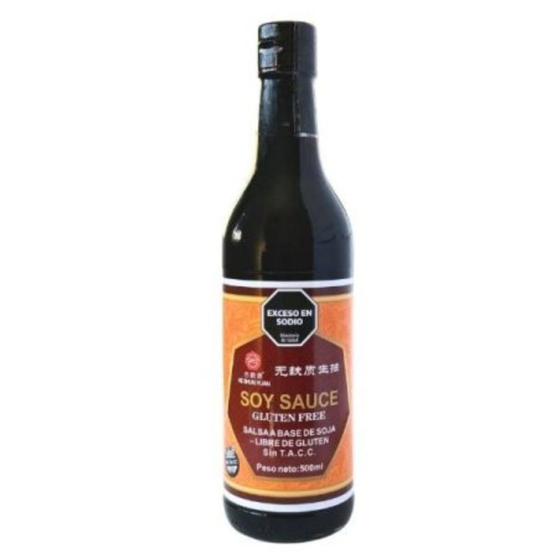 SALSA DE SOJA HE SHUN YUAN 500MLX6 UNDS