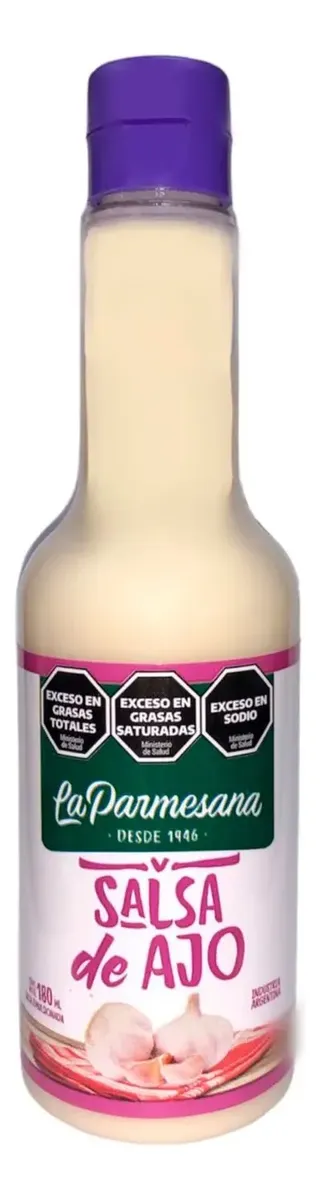Salsa De Ajo La Parmesana X 12und 180cc