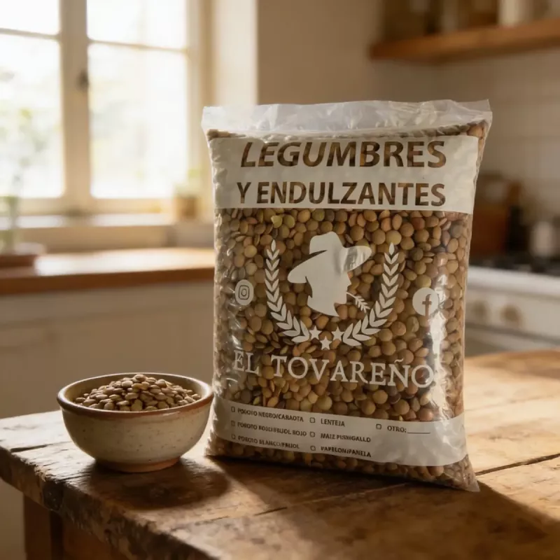 Lentejas En Bolsa De 500grs Tovareño Precio x 5 kilos
