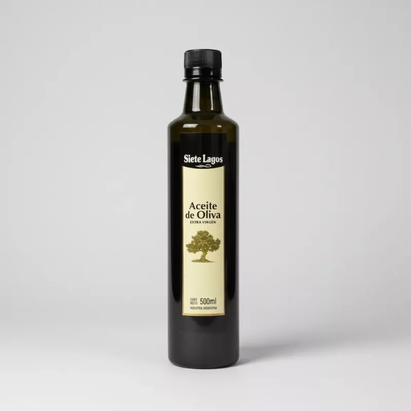 Aceite De Oliva Extra Virgen Siete Lagos 500 Ml