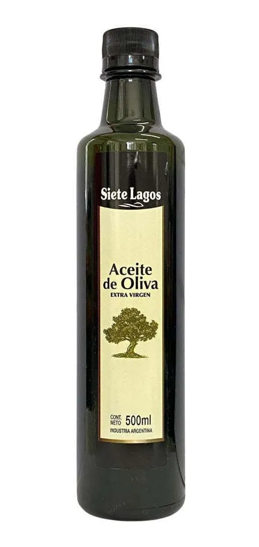 Aceite De Oliva Extra Virgen Siete Lagos 500 Ml