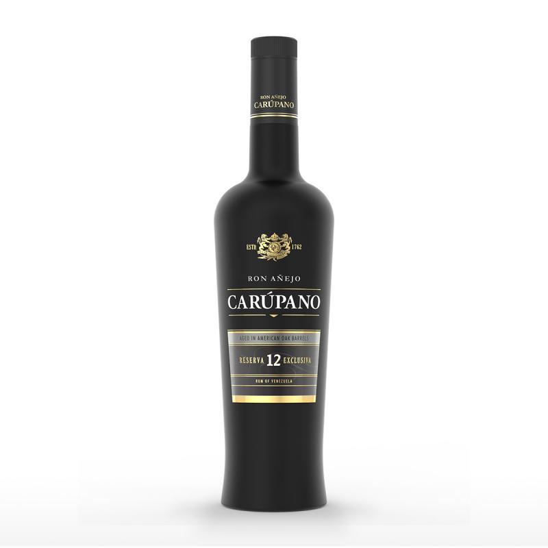 RON AÑEJO CARUPANO RESERVA 12 EXCLUSIVA DE 0,750ML
