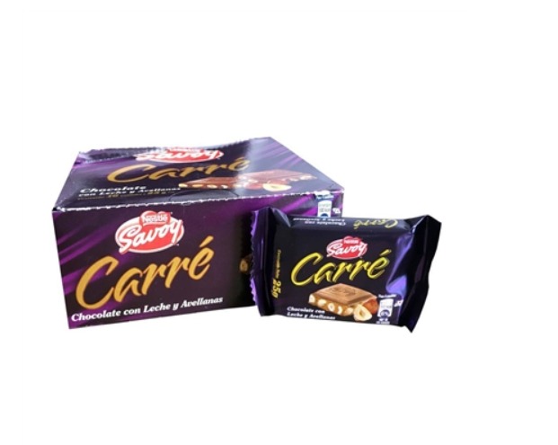 CHOCOLATE CARRE CJA 16UNDSX25GR