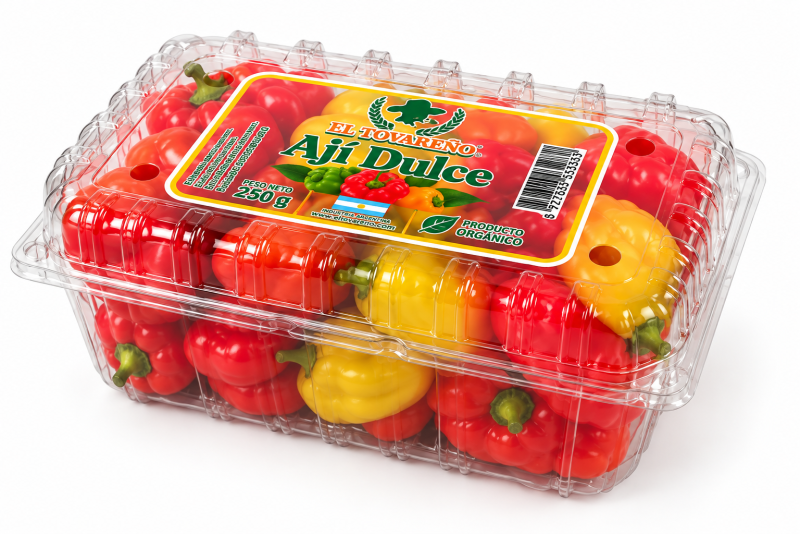 AJI DULCE EN BANDEJA 250GRS EL TOVAREÑO