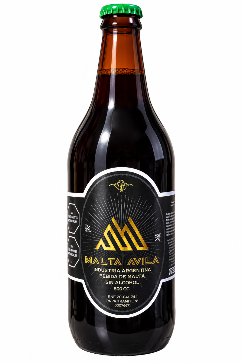Malta Ávila – Bebida de Malta Sin Alcohol 500 cc